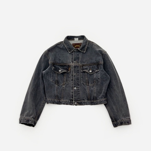 Vintage heavy denim jacket - Picture 1 of 7